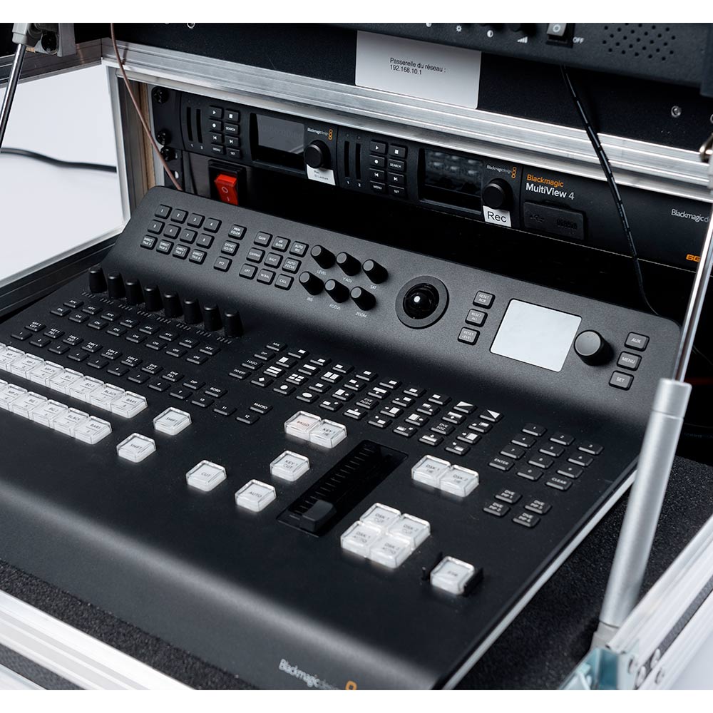 Panneau de controle blackmagic de régie
